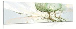 Obraz bajkowe pastelowe drzewa