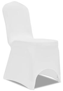 Elastyczne pokrowce na krzesła, białe, 24 szt