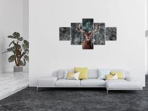 Obraz - Majestatyczność jelenia (125x70 cm)