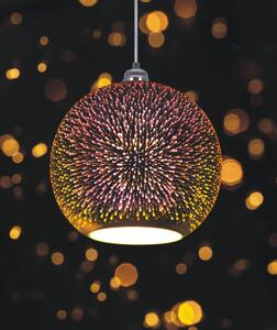 Lampa wisząca z dekoracyjnym kloszem K-8003-20 CHR z serii GALAXY I
