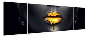 Obraz - Usta kobiety (170x50 cm)