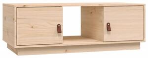 Stolik kawowy, 100x50x35 cm, lite drewno sosnowe