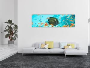 Obraz podwodnego świata (170x50 cm)