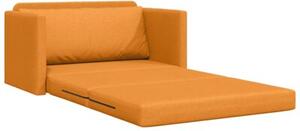 Sofa bed ciemny Å¼Ã³Åty 124 x 71 x 78 cm tkanina