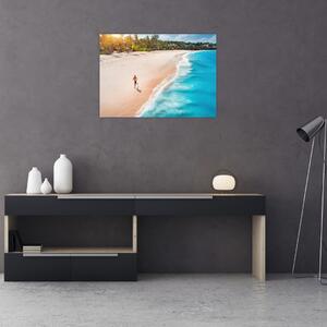 Obraz - Bieg na plaży (70x50 cm)
