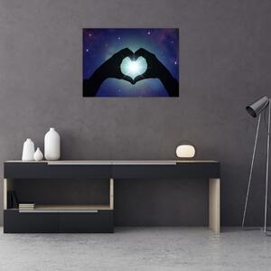 Obraz - Miłość symboliczna (70x50 cm)