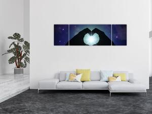 Obraz - Miłość symboliczna (170x50 cm)