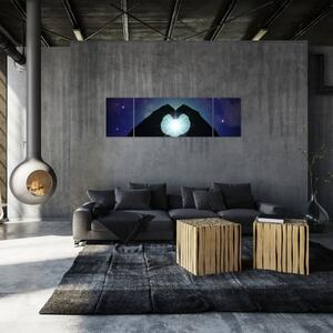 Obraz - Miłość symboliczna (170x50 cm)