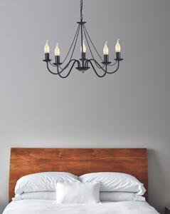 Nowoczesny, świecznikowy żyrandol do sypialni K-3991 z serii BARTEZ