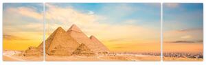 Obraz egipskich piramid (170x50 cm)