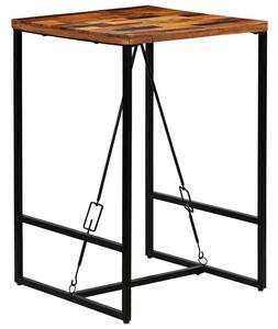 Stolik barowy z litego drewna odzyskanego, 70 x 70 x 106 cm