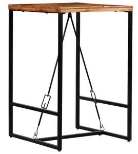 Stolik barowy z litego drewna odzyskanego, 70 x 70 x 106 cm