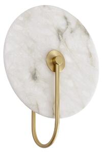 Lampa Ścienna Lucande, Ruma, ściemnialny, biały, salon, gips | glina, design