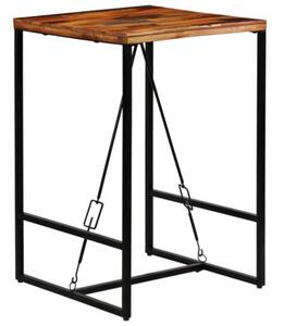 Stolik barowy z litego drewna odzyskanego, 70 x 70 x 106 cm