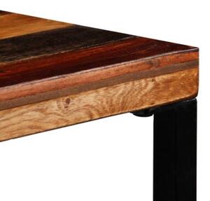Stolik barowy z litego drewna odzyskanego, 70 x 70 x 106 cm