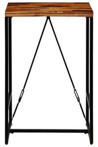 Stolik barowy z litego drewna odzyskanego, 70 x 70 x 106 cm