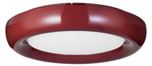Lampy sufitowe Lindby, Lennox, ściemnialny, czerwony, salon, metal, nowoczesny