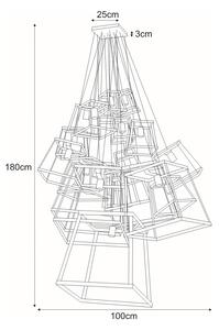 Duży żyrandol KP-02 z serii TOWER