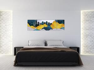 Obraz - Krajobraz polarny (170x50 cm)
