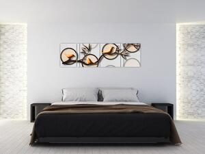 Malarstwo artystyczne - Ptaki na gałęzi (170x50 cm)