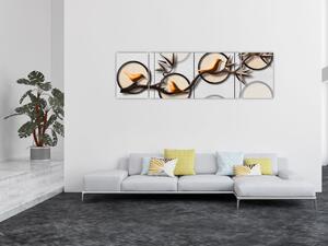 Malarstwo artystyczne - Ptaki na gałęzi (170x50 cm)