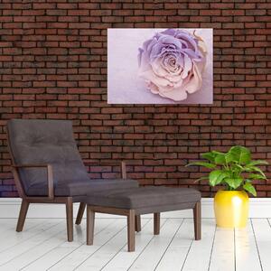 Obraz szczegółu kwiatu róży (70x50 cm)