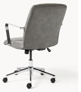 Krzesło biurowe ze sztucznej skóry Reto