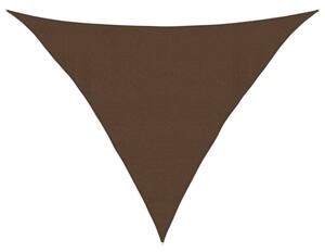 Żagiel przeciwsłoneczny, 160 g/m², brązowy, 4x4x5,8 m, hdpe