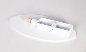 Industrialna, biała, dekoracyjna lampa ścienna K-4684 z serii REGA