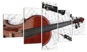 Obraz - Instrumenty muzyczne (125x70 cm)