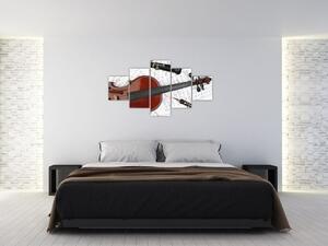 Obraz - Instrumenty muzyczne (125x70 cm)