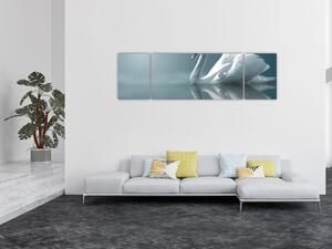 Obraz - Biały łabędź (170x50 cm)