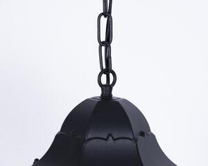 Ponadczasowa wisząca lampa zewnętrzna K-5006H CZARNY z serii LOZANA