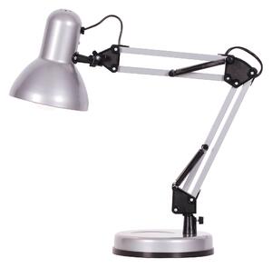 Industrialna, składana lampka biurkowa K-MT-COSMO SREBRNY z serii COSMO