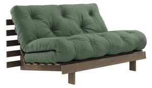 Zielona rozkładana sofa 140 cm Roots – Karup Design