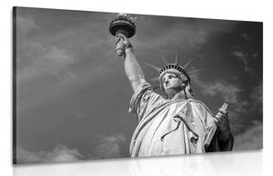 Obraz Statua Wolności w wersji czarno-białej