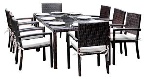 Duży zestaw stołowy OMBROSO GRANDE dla 8 osób