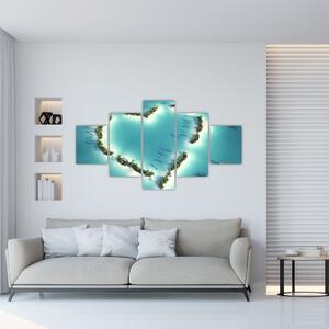 Obraz - Wyspy serca (125x70 cm)