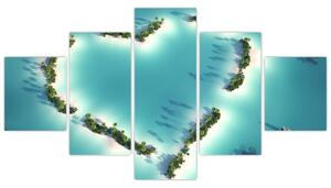 Obraz - Wyspy serca (125x70 cm)