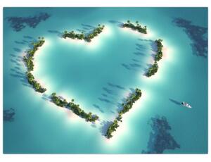 Obraz - Wyspy serca (70x50 cm)