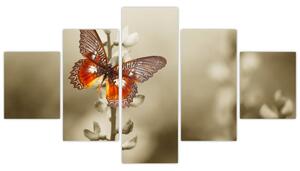 Obraz motyla (125x70 cm)