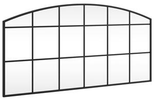 Lustro Åcienne, czarne, 100x50 cm, zakoÅczone Åukiem, Å¼elazo