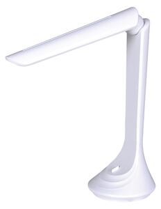 Minimalistyczna, prosta lampka biurkowa LED K-MT-205 BIAŁY z serii ASTON