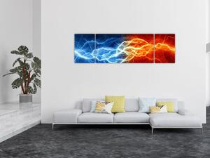 Obraz napięcia elektrycznego (170x50 cm)