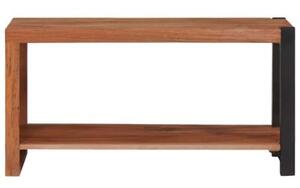 Półka na książki brązowy 80 x 30 x 40 cm lite drewno akacji