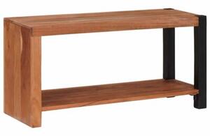 Półka na książki brązowy 80 x 30 x 40 cm lite drewno akacji