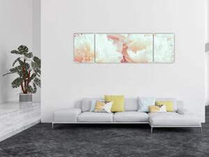 Obraz kwiatów (170x50 cm)