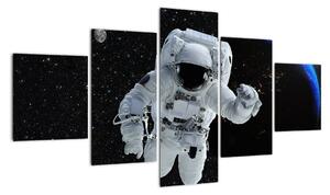 Obraz - Astronauta w kosmosie (125x70 cm)