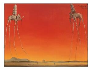Druk artystyczny Les Elephants, Salvador Dalí
