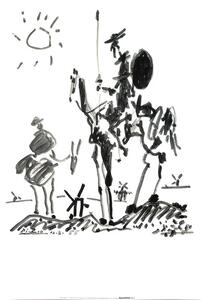 Druk artystyczny Don Quichotte, Pablo Picasso